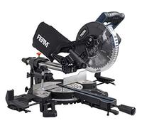 FERM Troncatrice Radiale 1500W, Ø 210mm. Include lama 48TCT, 2 barre estendibili e una connessione aspirapolvere