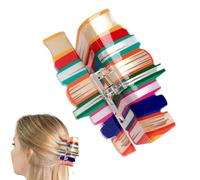 Ferma Capelli A Forma Di Libro - Mollette per Capelli a Libro per Donne - Leggeri con Design Colorato per Code di Cavallo Quotidiano Serata Appuntamento Viaggio Interno