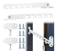 Ferma Finestra Limitatore di Finestre 2 Pezzi Fermi per Finestra Chiavistelli di Finestra per la Regolazione dell'apertura della Finestra