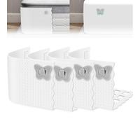 Ferma Lenzuola in Silicone, Supporto Per Lenzuola Non Slip, Mantieni Le Lenzuola Sodo E Strette in Posizione, Per Materasso Per Tutte Le Dimensioni, Coperte, Biancheria Da Letto (Bianco,4pcs)