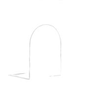 Ferma Libri Per Libreria Fermalibri, antiscivolo, trasparenti for biblioteca scolastica e organizer da scrivania, for scaffali(12x12x17.5cm)