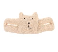 Ferma Porta a Forma di Orso in Pile Berber Beige Antischiacciamento | Blocco per Porta, Tiene L’anta Stabile e Anti-scivolo, per Bordo della Porta, Stile Semplice
