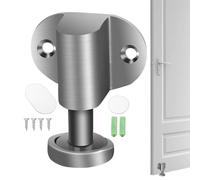 Ferma Porta | Supporto Porta Magnetico a Pavimento Regolabile | Fermaporta a Incasso Senza Fori per Interni | Per Casa Ufficio Albergo Negozio Ristorante Legno Piastrella Moquette