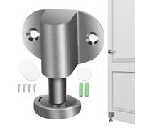 Ferma Porta | Supporto Porta Magnetico a Pavimento Regolabile | Fermaporta a Incasso Senza Fori per Interni | Per Casa Ufficio Albergo Negozio Ristorante Legno Piastrella Moquette