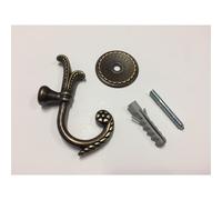 Ferma tenda embrasse reggi tenda gancio a parete 85mm - Colore: BRONZO