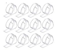 Ferma Tovaglia Da Tavola Fermagli for tovaglie in plastica, supporto for gonna, morsetti for tovaglie da picnic, for ristoranti, feste, matrimoni, cerimonie di laurea, all'aperto, 24/12 pezzi(12pcs)
