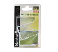 Ferma tovaglie bianche in blister da 4 pz Bianco