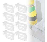 Fermabottiglie Frigorifero Divisore, 8 Pezzi Organizer Frigorifero Salvaspazio Divisori,Ferma Bottiglie Per Frigorifero Organizer Frigorifero Salvaspazio Divisori Per Frigorifero