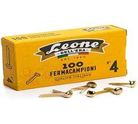 Leone dell'Era 224276 Fermacampioni da 20 mm, Confezione da 100 Pezzi, Lega di acciaio