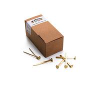 Fermacampioni ottonati - n. 12 - 7 cm - Leone - conf. 100 pezzi