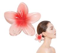 Fermacapelli a Artiglio con Fiori,Accessori Capelli Stile Hawaiano Per Donne E Ragazze - Accessori Styling Capelli Tenuta Antiscivolo per Viaggio Spiaggia Piscina Vacanza Estate Feste