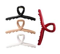 Fermacapelli a Artiglio in Silicone | Fermagli Artiglio Per Capelli Lunghi | Barrette con Tenuta Forte Portatili 4 Pezzi per Università Matrimoni Ragazze Danza Maschere Concerti Signore Viaggio Scuola
