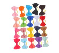 Fermacapelli Fiocco per Bambine, Set da 20 Pezzi | Rib Grosgrain, Uso per Bun e Code, Acconciature Fai da Te, Feste e Saggi, Delicato sui Chioma