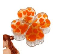 Fermacapelli Magnetici Stampa Leopardo, Fermaglio Magnetico Potente Con Stampa Leopardo E Quadrifoglio, per Capelli Donna, Per Feste Festival Salone Casa Viaggio Matrimonio Sposa Estate Quotidiano Ann