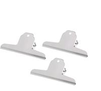 Fermacarte, Clip Multiuso in Metallo, Pinze Multiuso, Clip del Raccoglitore, Ufficio di Cancelleria Pinze, per Ufficio, Scuola e Famiglia (Moderno art, 3PCS x 145MM)