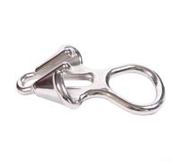 Fermacatena in acciaio inossidabile 316 con anello di bloccaggio progettato per evitare il contatto della catena con i fondali marini (10-12 mm)