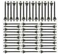 Fermacavi in nylon, supporto per fascette fermacavi, 50 pezzi, organizer per cavi, chiusura autobloccante, clip di montaggio adesive per la gestione dei cavi, morsetto base per cravatta per casa e