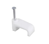 Fermacavi Muro 100 pezzi di fermacavo in plastica da 16 mm