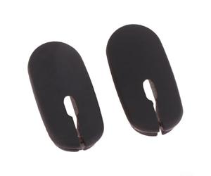 Fermacavi ovale in gomma per telai in fibra di carbonio, 2 pezzi, utilizzati nel percorso dei freni e della trasmissione per mantenere i cavi interni organizzati e protetti dal telaio (con foro)