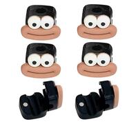 fermacavi per scrivania, portacavi adesivo magnetico, 6 fermacavi divertenti, organizer multiuso per cavi per angoli e pareti, per organizzare i cavi in un gioco da ragazzi