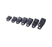 Fermacavi R-Type, Fermacavi a P, 100 pezzi 16 mm R-Type Nylon Cable Clamp 5/8" R-Type Cable Clamps Cable Clips R-3.3 5.3 6.4 8.4 10.4 13.2 16(R-5.3)