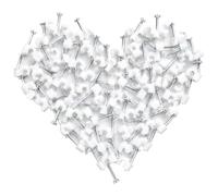 Fermacavi rotondi da 3 mm, 100 pezzi, assortimento di clip per la gestione dei cavi