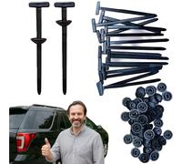 Fermacavo, 20/50/100 pezzi multiuso Orechstripe clip universali per cerniera per auto, fascette parafango, Sinchos de Corbata, fissaggio automobilistico per riparazioni quotidiane