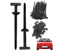 Fermacavo, fermacavi, in nylon resistente ai raggi UV, chiusura multiuso, chiusura sicura, ideale per riparazione auto, organizzazione domestica, manutenzione macchina, 100 pezzi, 8,9 x 2,9 cm