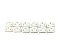 Fermacorda per chitarra classica e ukulele, set da 12 pezzi con diametro del foro di 1,2 mm, materiale composito, attrito ridotto e durata prolungata delle corde, compatibile con chitarra flamenco