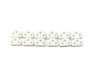Fermacorda per chitarra classica e ukulele, set da 12 pezzi con diametro del foro di 1,2 mm, materiale composito, attrito ridotto e durata prolungata delle corde, compatibile con chitarra flamenco