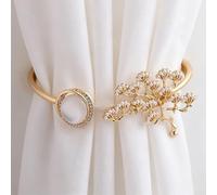 Fermacorte Metallo con Perle 13cm Design per piuma Oro Fermacorte(Rime Cat-eye Gold)