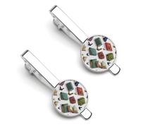 Fermacravatta a forma di farfalla con scritta "Book Love", da uomo, per regali di nozze aziendali, 5,5 x 2,2 cm