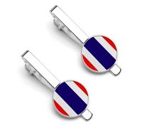 Fermacravatta Con Bandiera Del Regno Di Thailandia Per Uomo Spilla Classica Per Cravatta Da Uomo Fermacravatta Con Bordi Per Affari Anniversario Matrimonio E Vita Quotidiana