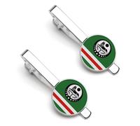 Fermacravatta Con Bandiera Nazionale Della Repubblica Di Cecenia Per Uomo Spilla Classica Fermacravatta Con Bordi Per Uomo Per Affari Anniversario Matrimonio E Vita Quotidiana