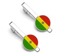 Fermacravatta Con Bandiera Nazionale Dello Stato Plurinazionale Della Bolivia Per Uomo Spilla Classica Per Cravatta Da Uomo Fermacravatta Con Bordi Affari Anniversario Matrimonio E Vita Quotidiana