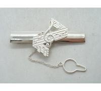 Fermacravatta con CHIAVE DI VIOLINO e NOTE MUSICALI in ARGENTO 925 - musica -
