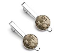 Fermacravatta con motivo pecora, set di fermacravatta personalizzati per uomini, design alla moda, fermacravatta per anniversario di matrimonio, affari