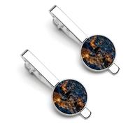 Fermacravatta da uomo a forma di Gerusalemme, per regali di nozze aziendali, 5,5 x 2,2 cm