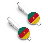 Fermacravatta Da Uomo Con Bandiera Della Repubblica Del Camerun Regalo Di Nozze Per Testimone Dello Sposo Testimone Dello Sposo Usciere Compleanno