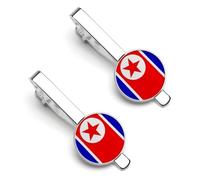 Fermacravatta Da Uomo Con Bandiera Della Repubblica Popolare Democratica Di Corea Regalo Di Nozze Per Testimone Dello Sposo Testimone Dello Sposo Usciere Compleanno