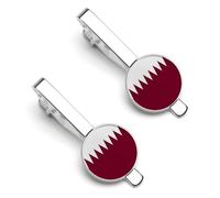 Fermacravatta Da Uomo Con Bandiera Dello Stato Del Qatar Regalo Di Nozze Per Testimone Dello Sposo Testimone Dello Sposo Usciere Compleanno