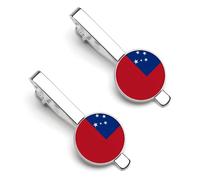 Fermacravatta Da Uomo Con Bandiera Nazionale Dello Stato Indipendente Di Samoa Cravatta Da Matrimonio Attività Commerciale Per Uomini Anniversario Di Matrimonio Attività Commerciale Festa Del Papà