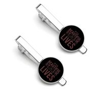 Fermacravatta da uomo con scritta "It's a Beautiful Day to Save Lives", fermacravatta per regali di nozze aziendali, 5,5 x 2,2 cm, 5.5x2.2cm, lega metall, Nessuna pietra preziosa