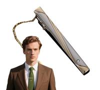Fermacravatta da uomo, elegante spilla da cravatta lucida da uomo, accessori eleganti antiscivolo per uomo marito padre piccolo amico incontri professionali matrimonio, Se référer au descriptif, rame