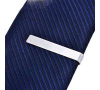 Fermacravatta da uomo in acciaio inox, con barra per vestiti, camicie, squisiti accessori per cravatta in metallo dorato, As show, Metallo non prezioso, Non pietra preziosa