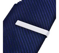 Fermacravatta da uomo in acciaio inox, con barra per vestiti, camicie, squisiti accessori per cravatta in metallo dorato, As show, Metallo non prezioso, Non pietra preziosa