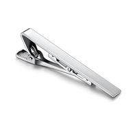 Fermacravatta da uomo in acciaio inox, con barra per vestiti, camicie, squisiti accessori per cravatta in metallo dorato, As show, Metallo non prezioso, Non pietra preziosa