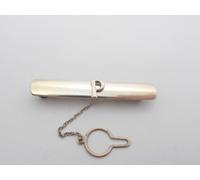 Fermacravatta in Argento 925 con Lettera - P - Iniziale Nome - Alfabeto