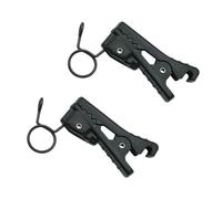 Fermacravatta per microfono Lavalier in plastica ABS (6,2 mm), 2 pezzi, per tutti i tipi di microfono a condensatore omnidirezionale per Sony UWP, Saramonic, Sennheiser, Boya, Shure Lavalier