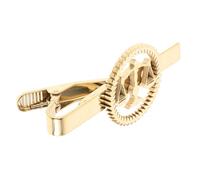 Fermacravatta Uomo Bilancia Giustizia in Acciaio Inox Oro | Aspetto Sofisticato, Resistenza All’ossidazione, Grip Saldo per Office e Tappe Professionali